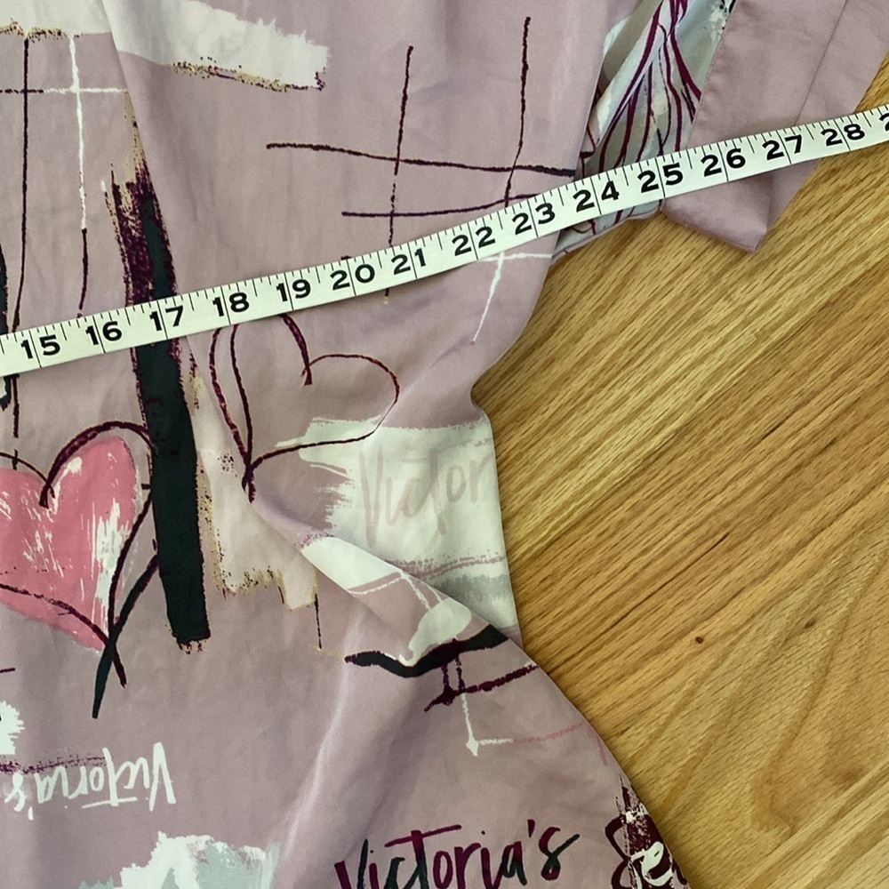 Victoria Secret loungewear/robe Women’s VS branded slinky sexy Pink purple M/L - Picture 10 of 12